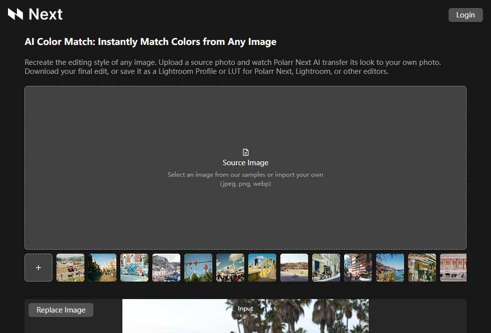 Polarr ColorMatch