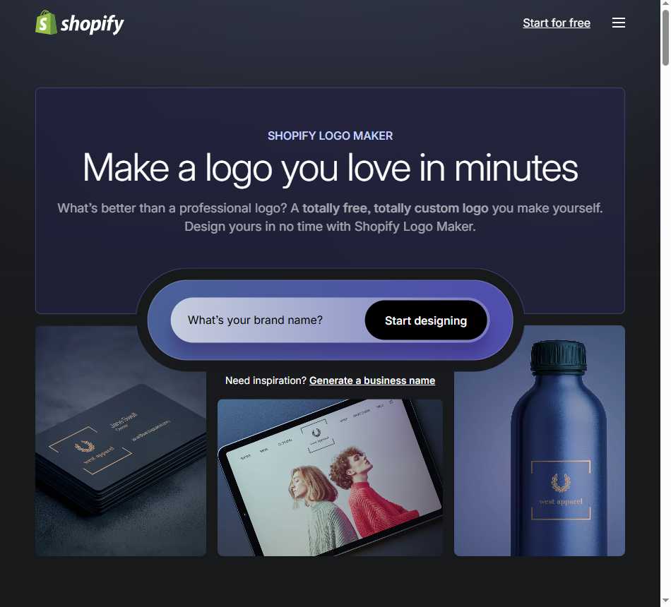 Shopify Logo Maker