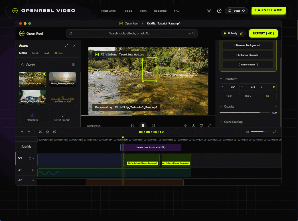 OpenReel Video