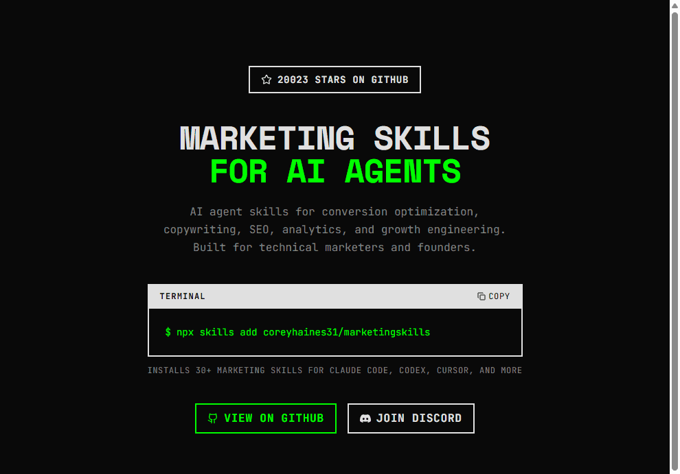 Marketing Skills for Claude Code